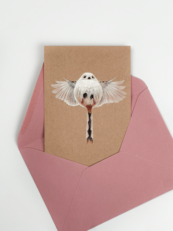 Kunstdruck - Eintagsfliege - Schwanzmeise