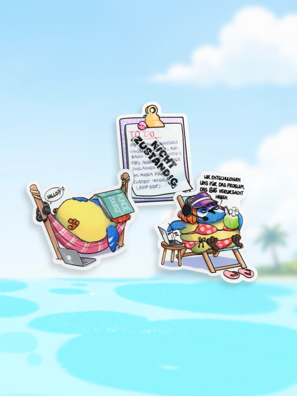 Stickerset - Bente Birds - Serviceoase