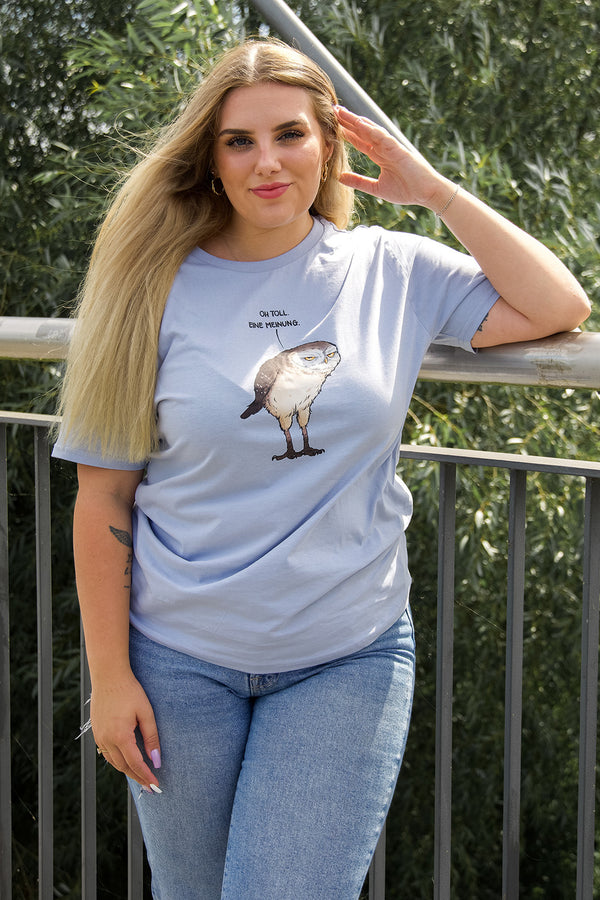 T-Shirt - Bente Birds - SERENE BLUE SONDER OH TOLL EINE MEINUNG EDITION