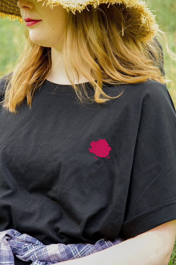 Neu: T-Shirt Bente Birds mit relaxed fit & Silly Strut Silhouette Sonderedition