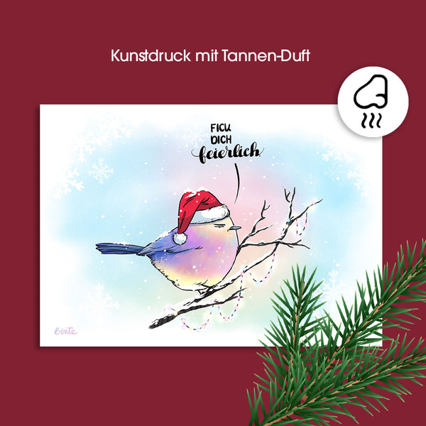 Weihnachtsdruck - Bente Birds - Fick Dich (feierlich)