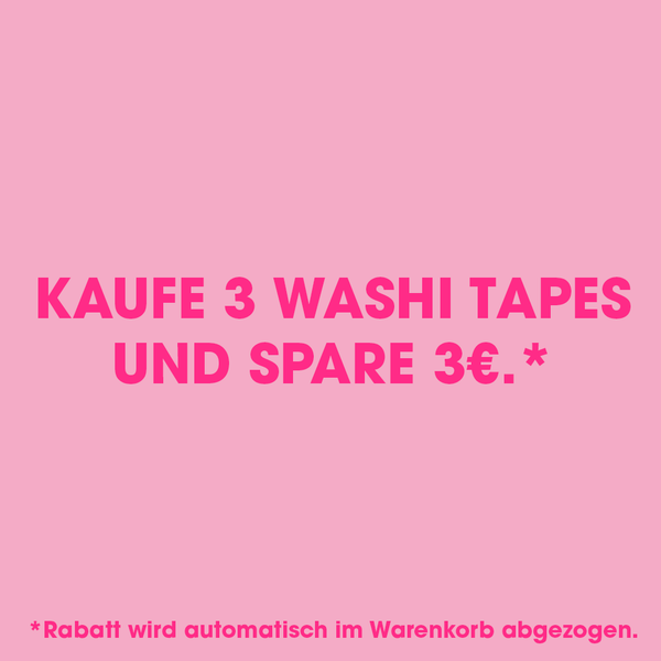 Washi Tape - Tummeltierchen
